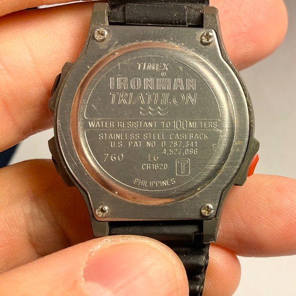 RARE Timex Ironman Triathlon Ladies/Womens/Unisex Watch Red INDIGLO Vintage - Picture 4 of 4